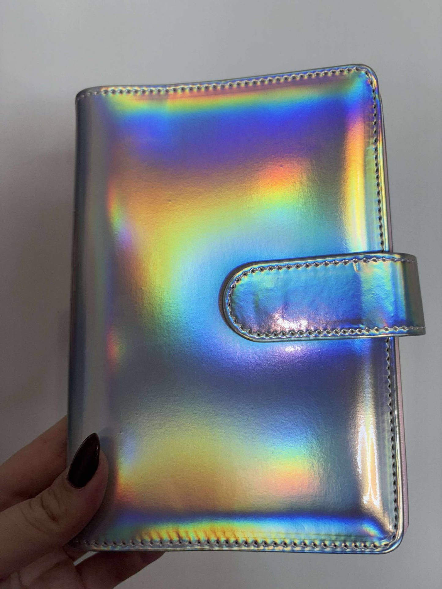 Classeur budget A6 - Holographique
