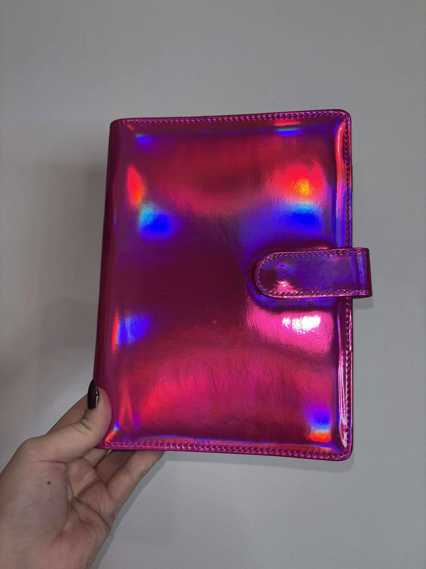 Classeur budget A6 - Holographique