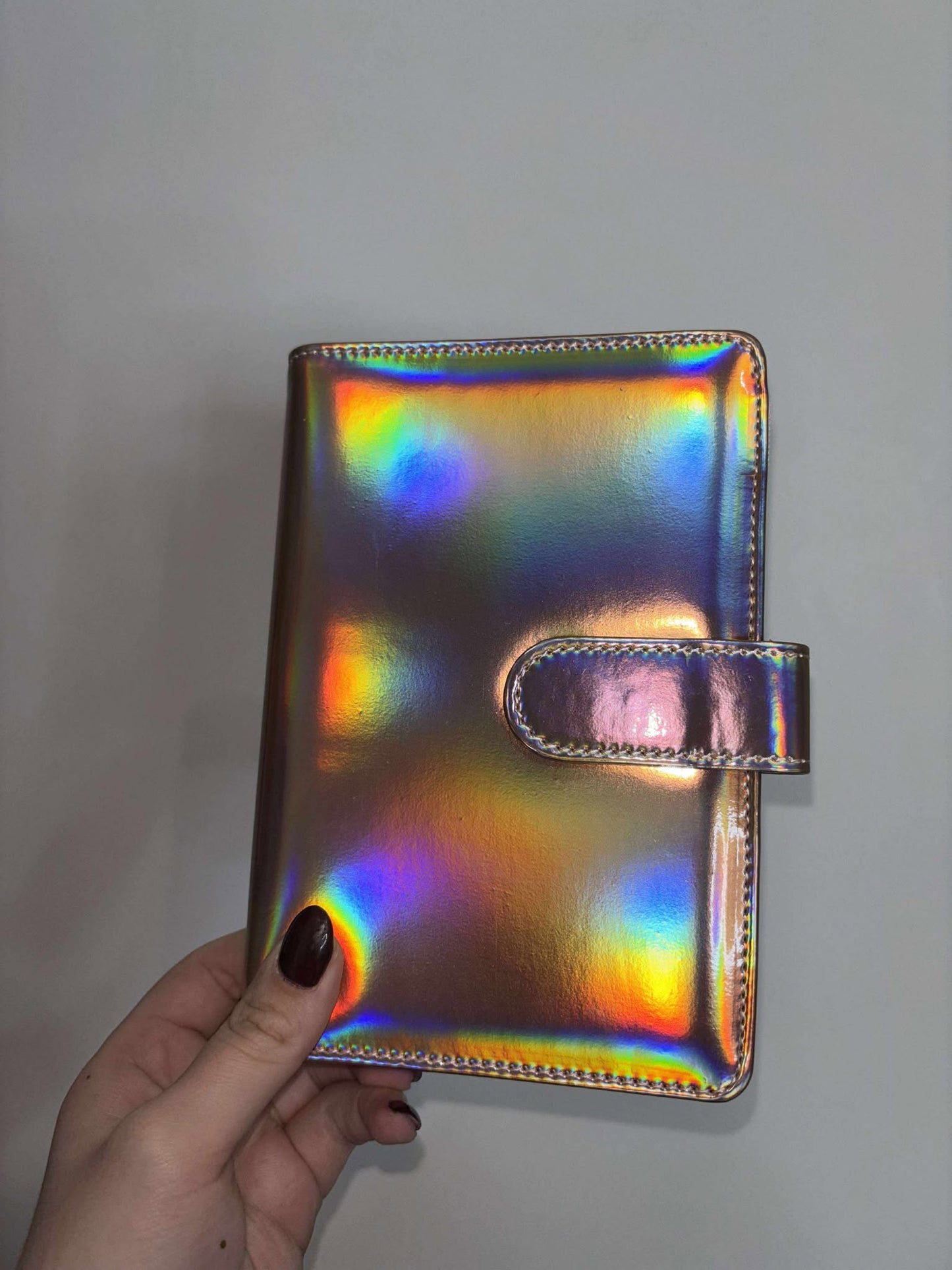Classeur budget A6 - Holographique