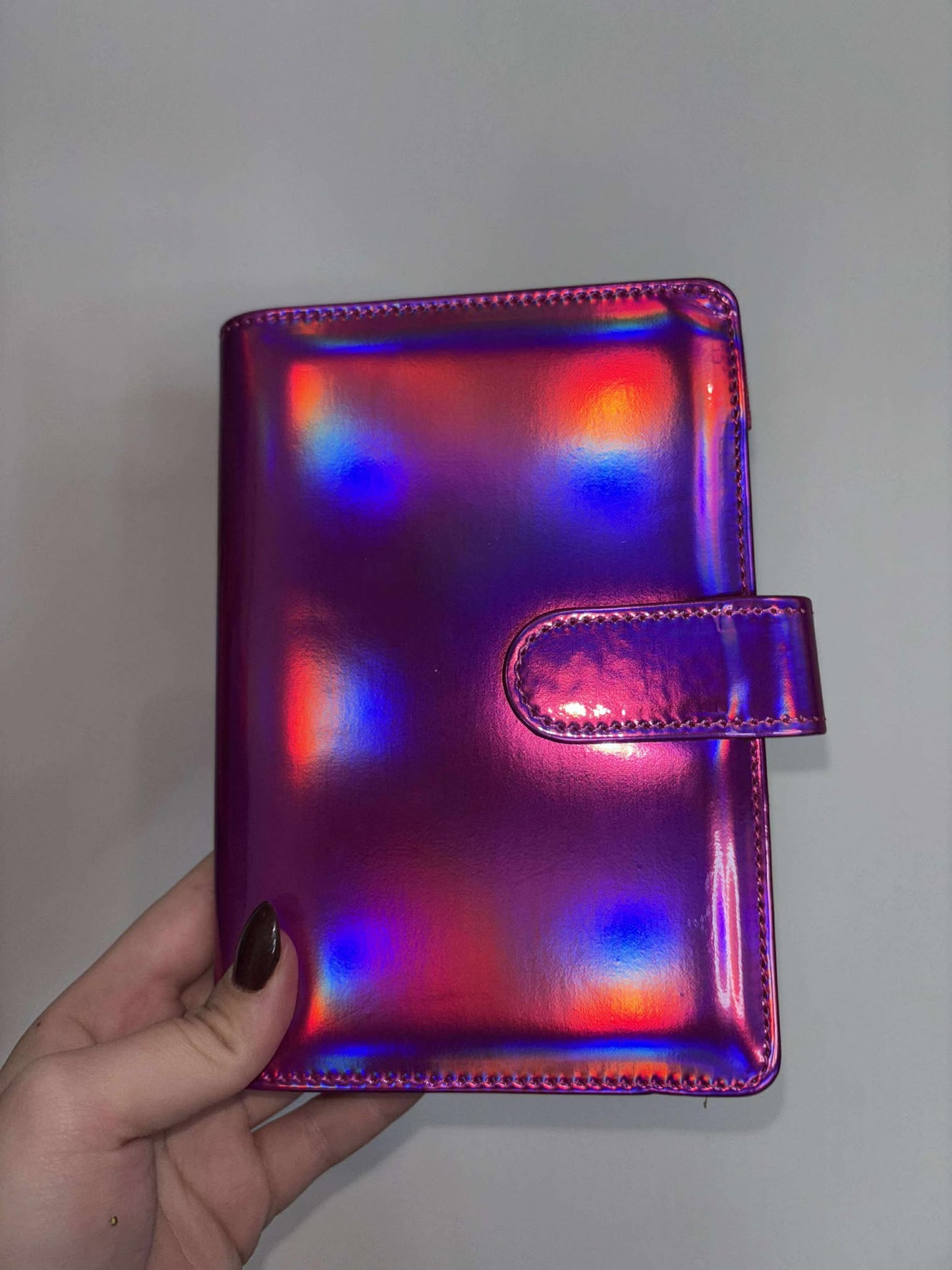 Classeur budget A6 - Holographique