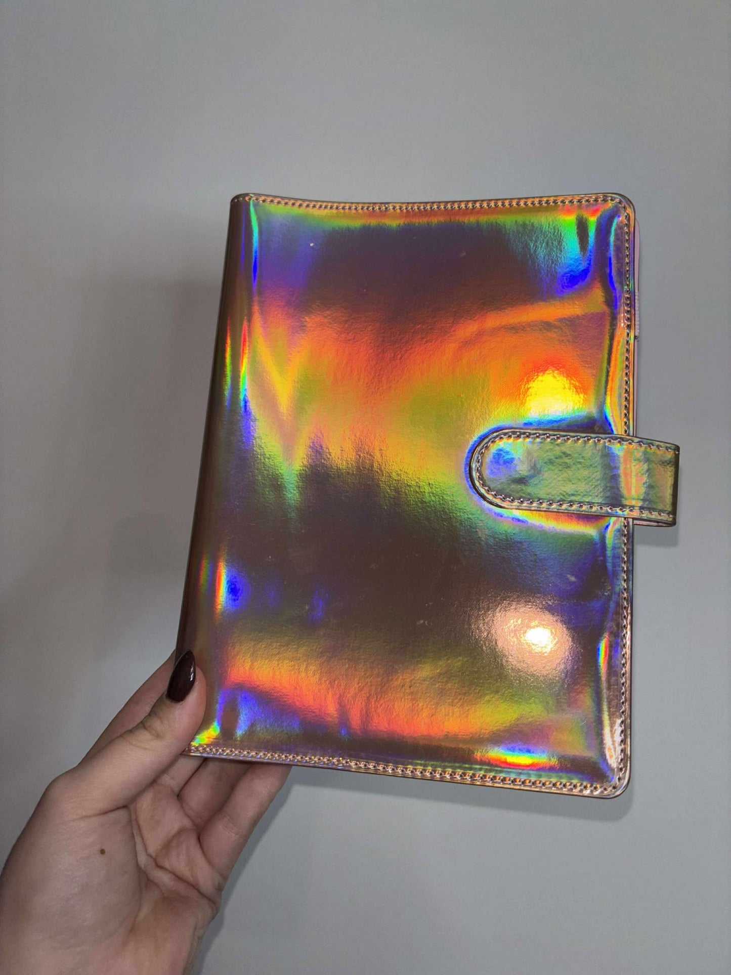 Classeur budget A6 - Holographique