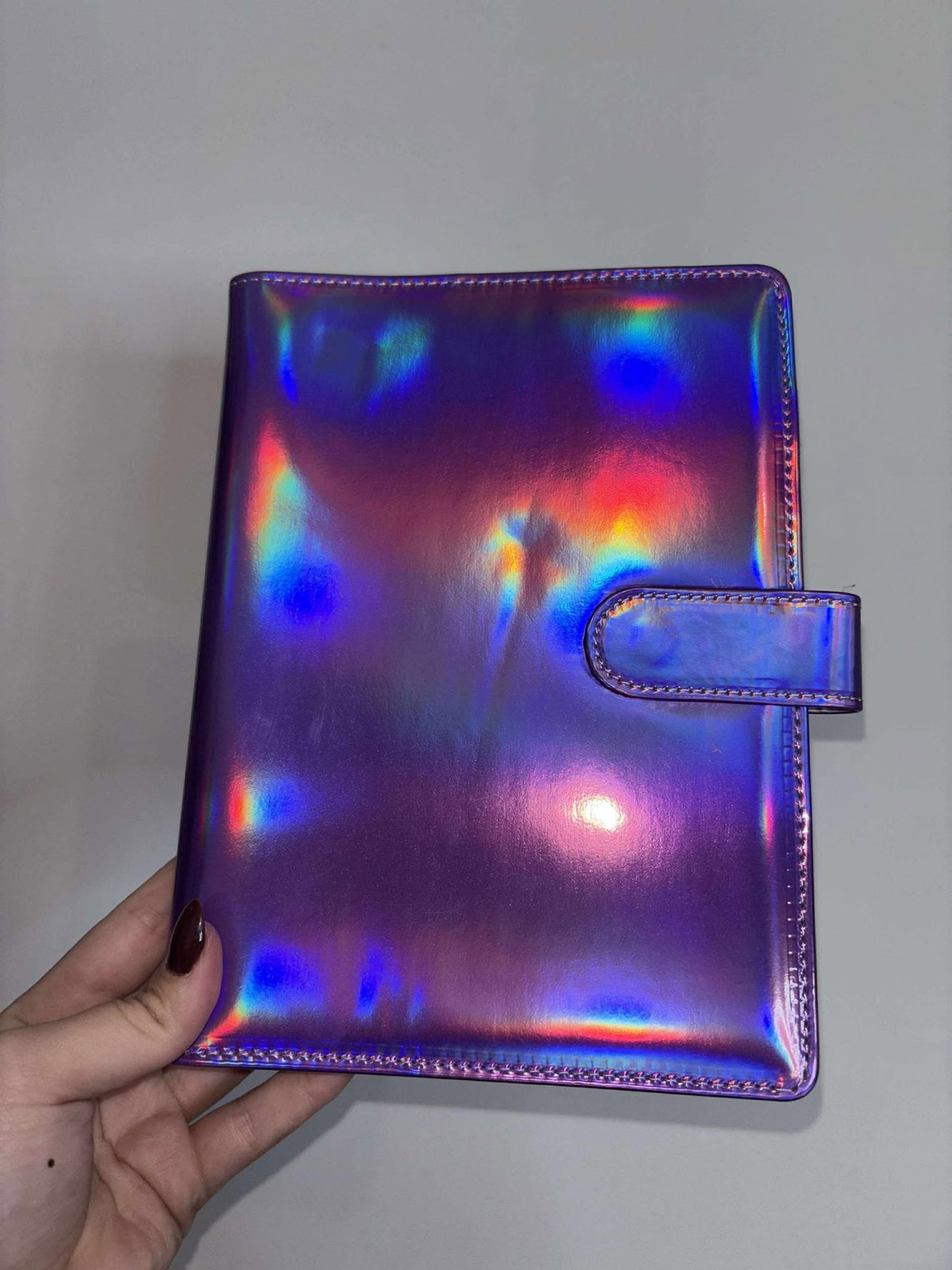 Classeur budget A6 - Holographique