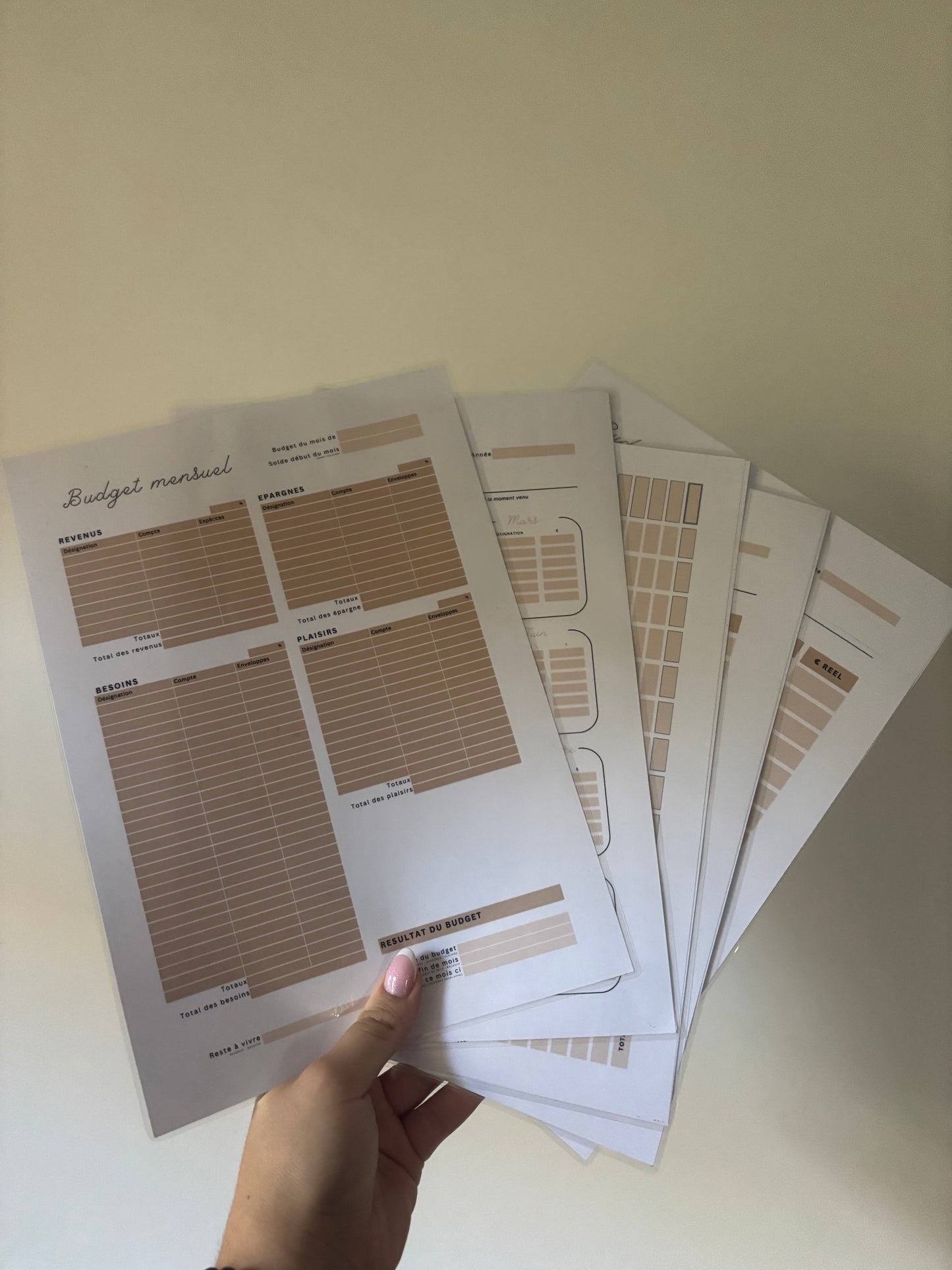 Kit planner budget annuel