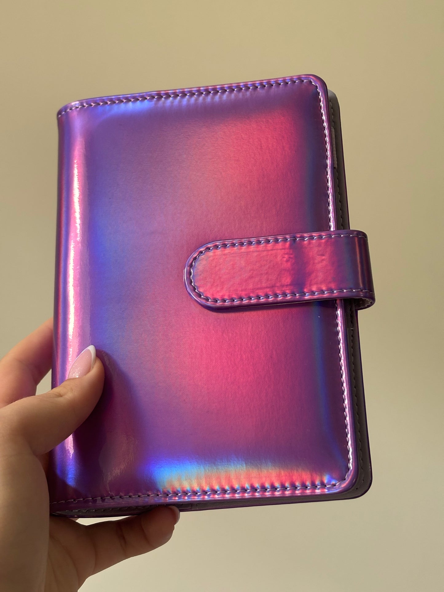 Classeur budget A6 - Holographique