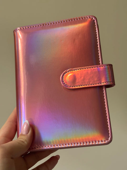 Classeur budget A6 - Holographique